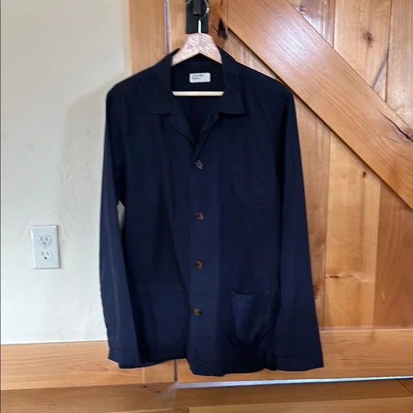 Universal Works - Men's Navy Shirt - Picture 4 of 8